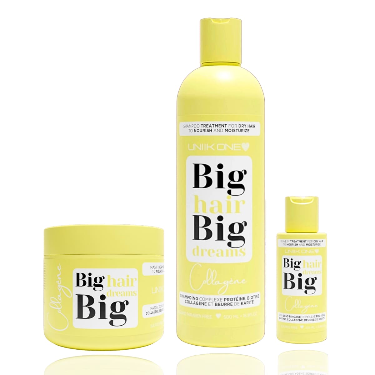 Gamme Big Hair Collagène cheveux secs - Uniikone